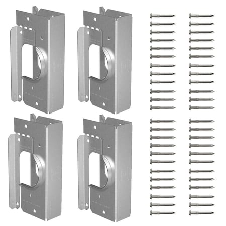 Simpson Strong-Tie Galvanized Stud Shoe for 2x, w/ SDS Screws HSS2KT